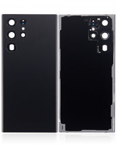 Tapa Trasera Samsung S22 Ultra negro 5G (incluye lentes)