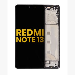 Pantalla Xiaomi  Redmi Note 13 con marco negro