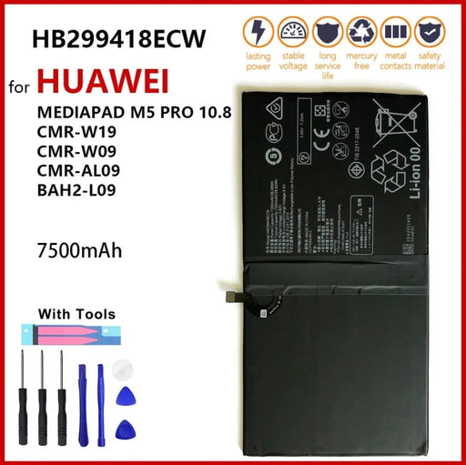 Bateria con Adhesivo para Huawei  MEDIA PAD PRO 10.8