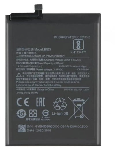Batería compatible con Xiaomi redmi note 9 pro/ 10 pro