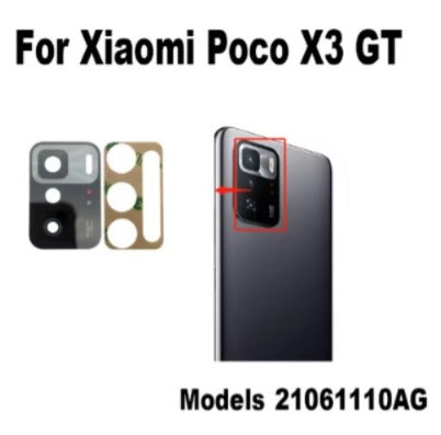 Lente de Camara trasera para Xiaomi poco X3 GT