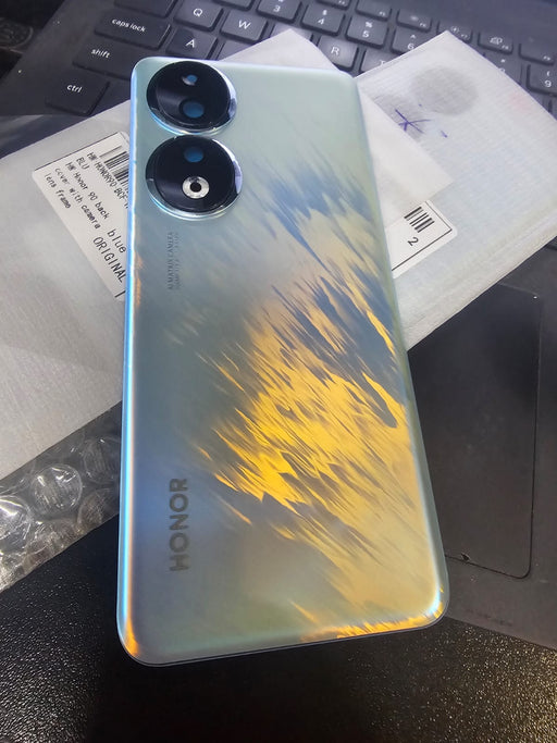 Tapa Trasera Honor 90 azul  crystal  (incluye lente)