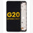 Pantalla Motorola G20 con marco
