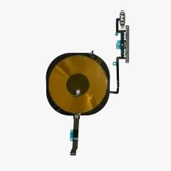 Flex de carga inalámbrica NFC con botones de encendido y volumen preinstalados, compatible con iPhone 11 Pro Max