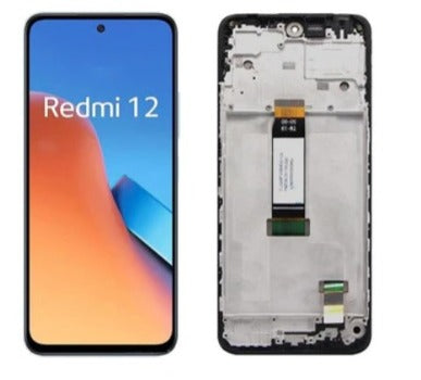 Pantalla xiaomi redmi 12 con marco— TEKADIECELL