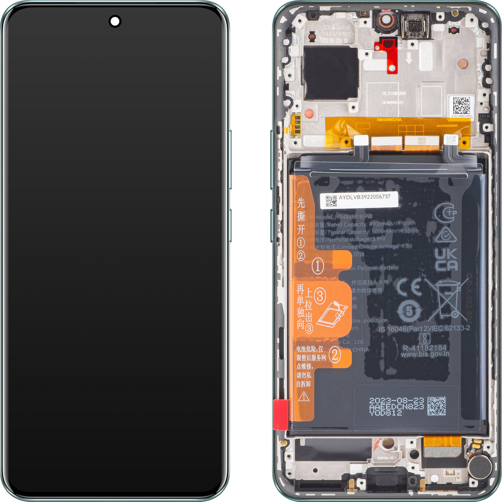 Pantalla honor 90 con marco verde