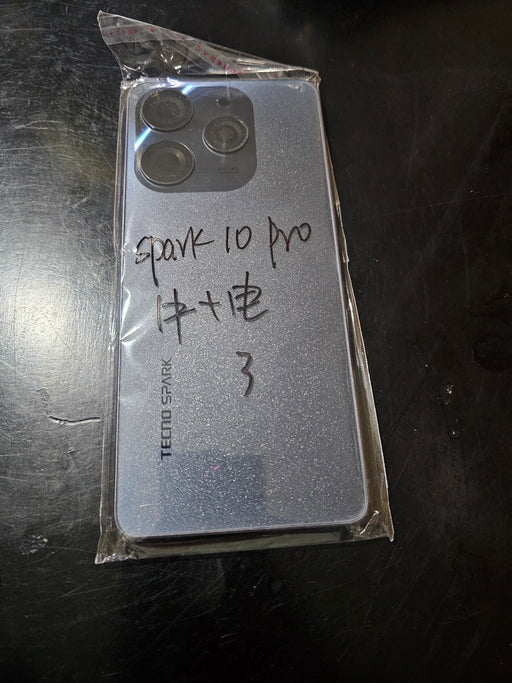 Tapadera azul para tecno spark 10 pro