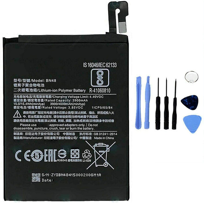 Batería compatible con Xiaomi BN48 para Redmi Note 6 Pro