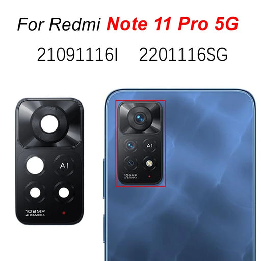 Lente de Camara para  Xiaomi Redmi Note 11 pro 5G