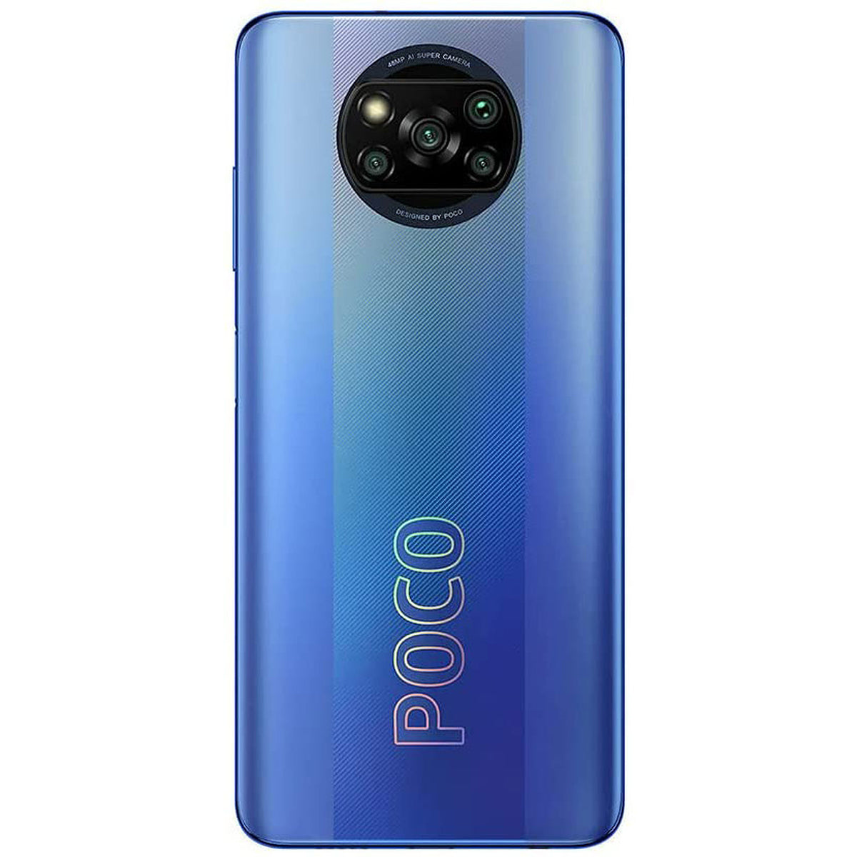 Tapa trasera Xiaomi Poco X3 Pro azul (conlente)— TEKADIECELL