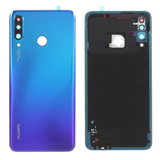 Tapa trasera Huawei P30 lite Azul metalico 48MP (incluye lente de camara)